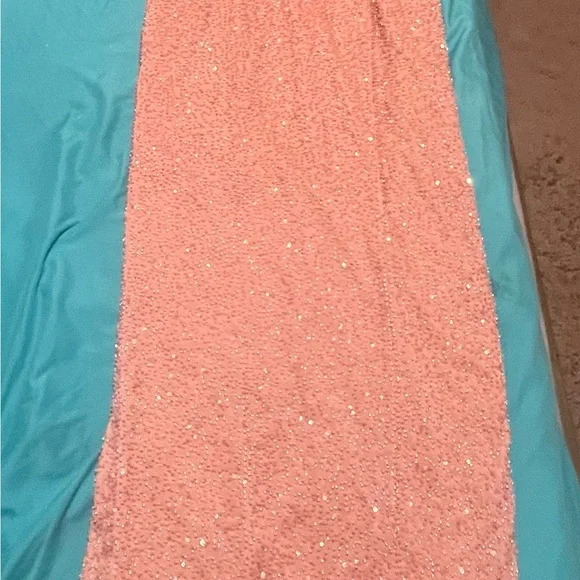 Oh Polly Pink Maxi Skirt with Embellishments - Picture 2 of 4
